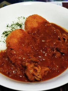超簡単!スパイシーコロッケポークカレー!-レシピのメイン写真