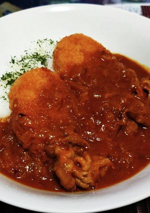 超簡単!スパイシーコロッケポークカレー!-レシピのメイン写真