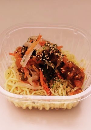 冷やし中華麺イカごまリング甘酢玉葱人参-レシピのメイン写真