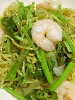 パクチー焼きそば-レシピのメイン写真