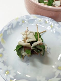 チクワの梅しそ巻-レシピのメイン写真