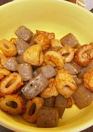 麺つゆで作るこんにゃくの煮物-レシピのメイン写真