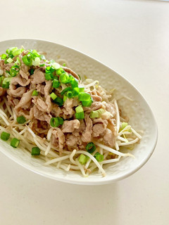豚こま肉ともやしのガーリックバター醤油-レシピのメイン写真