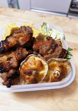 ど定番！！豚バラ肉の甘味噌豚焼きお弁当-レシピのメイン写真