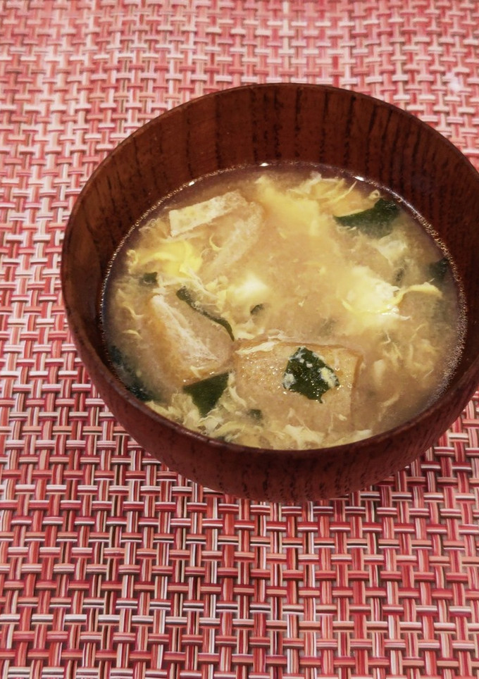 甘エビの頭と殻で出汁を取った味噌汁-レシピのメイン写真