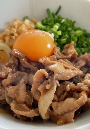 ぶっかけ肉うどん-レシピのメイン写真