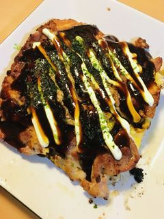 四角いお好み焼き●米粉の豚玉焼き-レシピのメイン写真