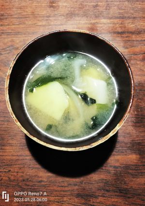 体が温まる麹根菜味噌汁-レシピのメイン写真