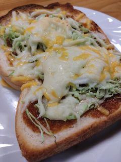 焼肉タレのピザトースト-レシピのメイン写真