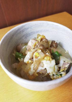 もろみのチカラでふっくら親子丼-レシピのメイン写真