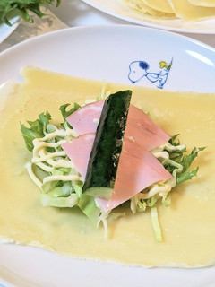クレープ生地で、クレープサラダ-レシピのメイン写真