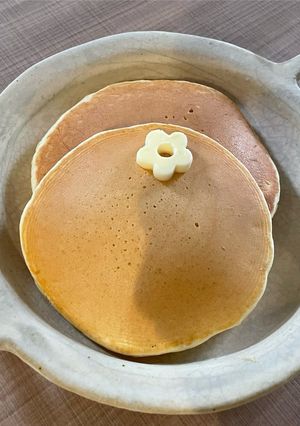 しっとり つやっと パンケーキ-レシピのメイン写真