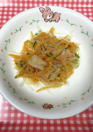 [保育園幼児食]えび入り春雨サラダ-レシピのメイン写真