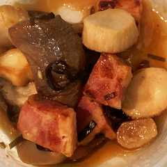 รูปของ エリンギベーコンの塩昆布炒め