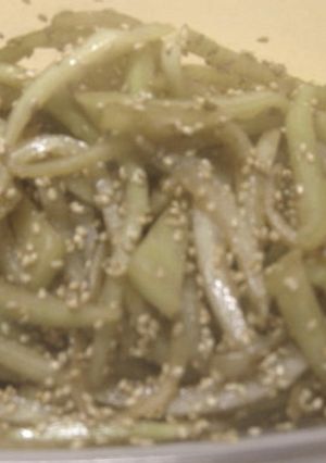 ごま風味たっぷり！大根の皮のきんぴら-レシピのメイン写真