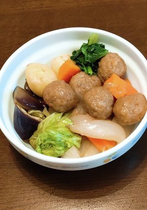 肉団子とお野菜炊いたん-レシピのメイン写真