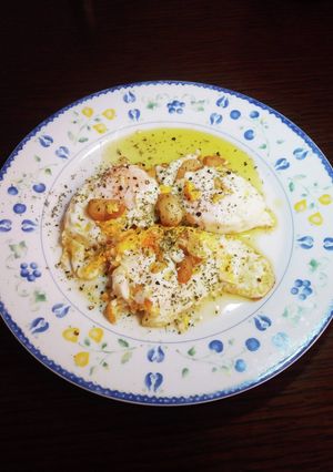 簡単☆アーリオ・オーリオの目玉焼き-レシピのメイン写真