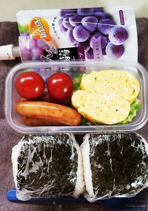 おにぎり弁当(5.28)-レシピのメイン写真