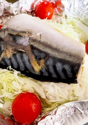 塩サバと千切りキャベツでホイル焼きごはん-レシピのメイン写真