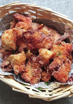 うどんスープで激ウマ♪鶏むね肉の唐揚げ-レシピのメイン写真