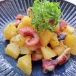 新じゃがとタコの旨味和え