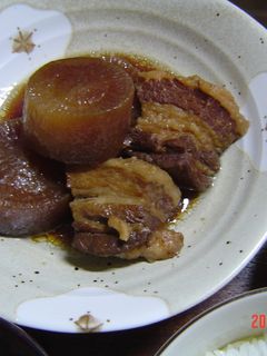だいこんさんと豚の角煮-レシピのメイン写真