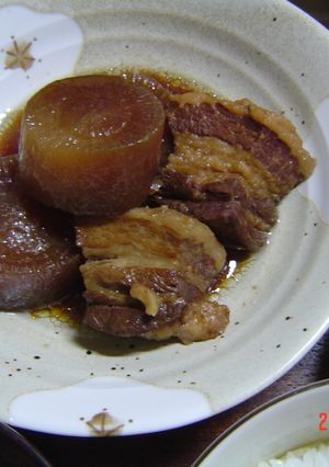 だいこんさんと豚の角煮-レシピのメイン写真