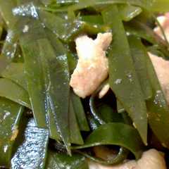 食感萌えの豚わかめ-レシピのメイン写真