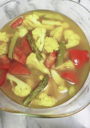 わが家のカリフラワーカレーマリネ♪-レシピのメイン写真