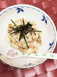 コロコロ大根と納豆梅マヨ和え-レシピのメイン写真