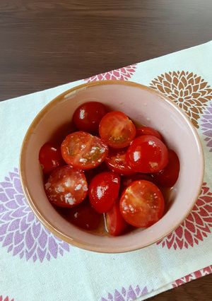 ミニトマトの塩こうじマリネ　お酢おかず-レシピのメイン写真