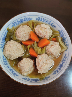 やわらか鶏ムネ肉団子のめんつゆ煮-レシピのメイン写真