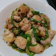 簡単!旨い!鶏もも肉ピーマンごまオイ炒め