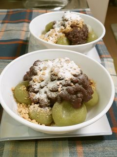 青汁入りの豆腐白玉だんご♡-レシピのメイン写真