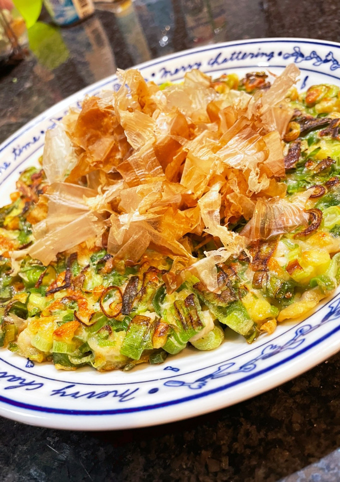 切って混ぜて焼くだけ！簡単ネギ焼き！-レシピのメイン写真