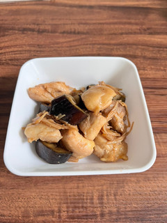 茄子と鶏肉の甘辛炒め-レシピのメイン写真