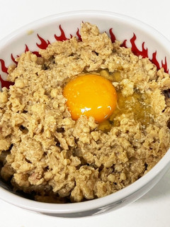 レンジで鶏胸ひき肉のそぼろ丼-レシピのメイン写真