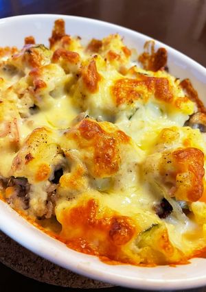 玄米と豆腐で★簡単ポテサラリメイクドリア-レシピのメイン写真