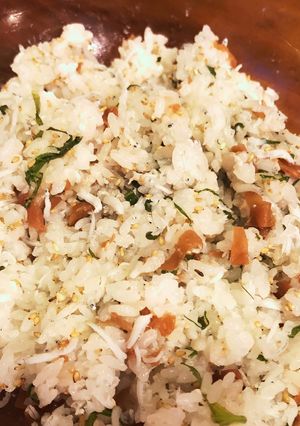 夏飯！梅干しと大葉とジャコの混ぜご飯-レシピのメイン写真