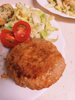 野菜入り手作りハンバーグ-レシピのメイン写真