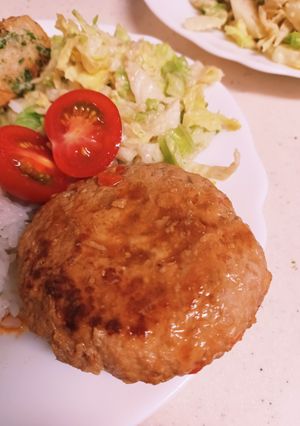 野菜入り手作りハンバーグ-レシピのメイン写真