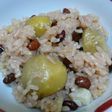 炊飯器で炊く玄米入りお赤飯
