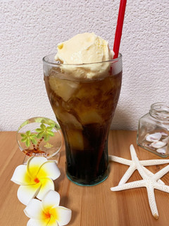 アイスコーヒーフロート-レシピのメイン写真