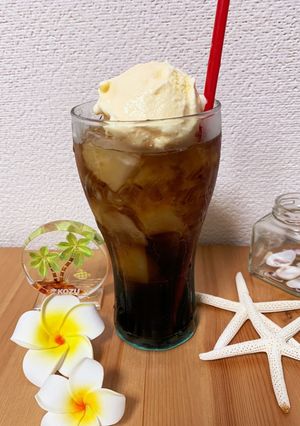 アイスコーヒーフロート-レシピのメイン写真