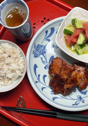 パイナップルジュースで柔らか鶏胸肉の照焼-レシピのメイン写真