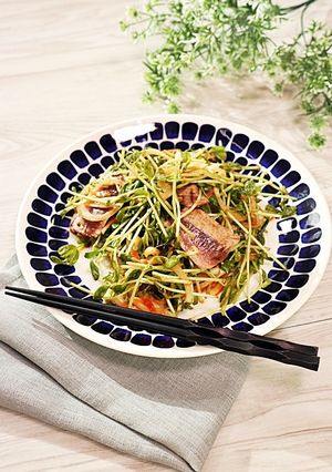 ■初鰹と豆苗のピリ辛あえ■-レシピのメイン写真