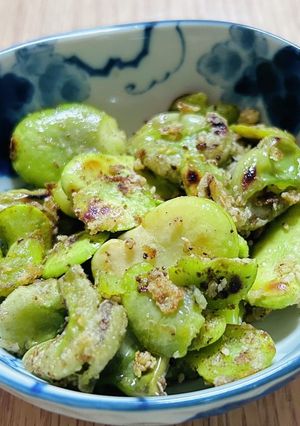 そら豆バター炒め粉チーズかけ-レシピのメイン写真