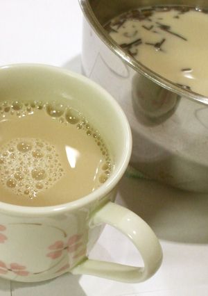 ほうじ茶豆乳ラテ♪冷え性・解毒に簡単薬膳-レシピのメイン写真