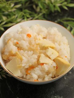 圧力鍋で簡単!白だしたけのこご飯-レシピのメイン写真