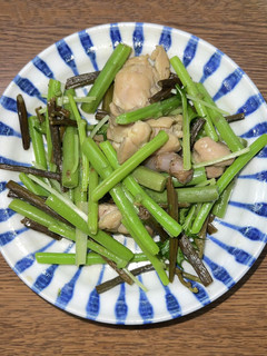 山菜のミズ炒め-レシピのメイン写真
